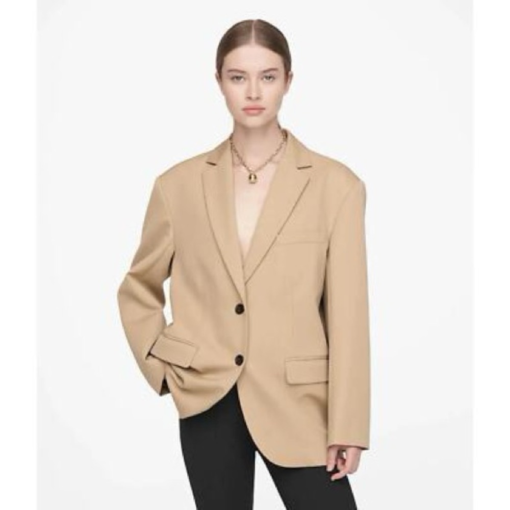 NWT Anine Bing QuinnBlazer-Deep Sand